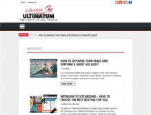 Tablet Screenshot of lifestyleultimatum.com